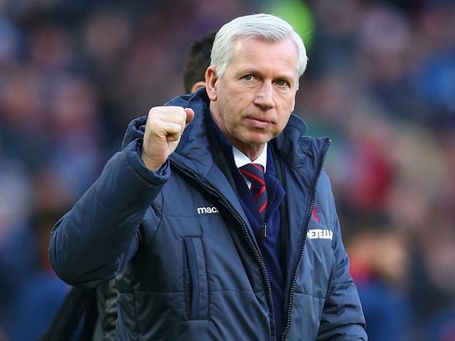 Alan Pardew's Crystal Palace are fancied to get the better of Stoke on Saturday